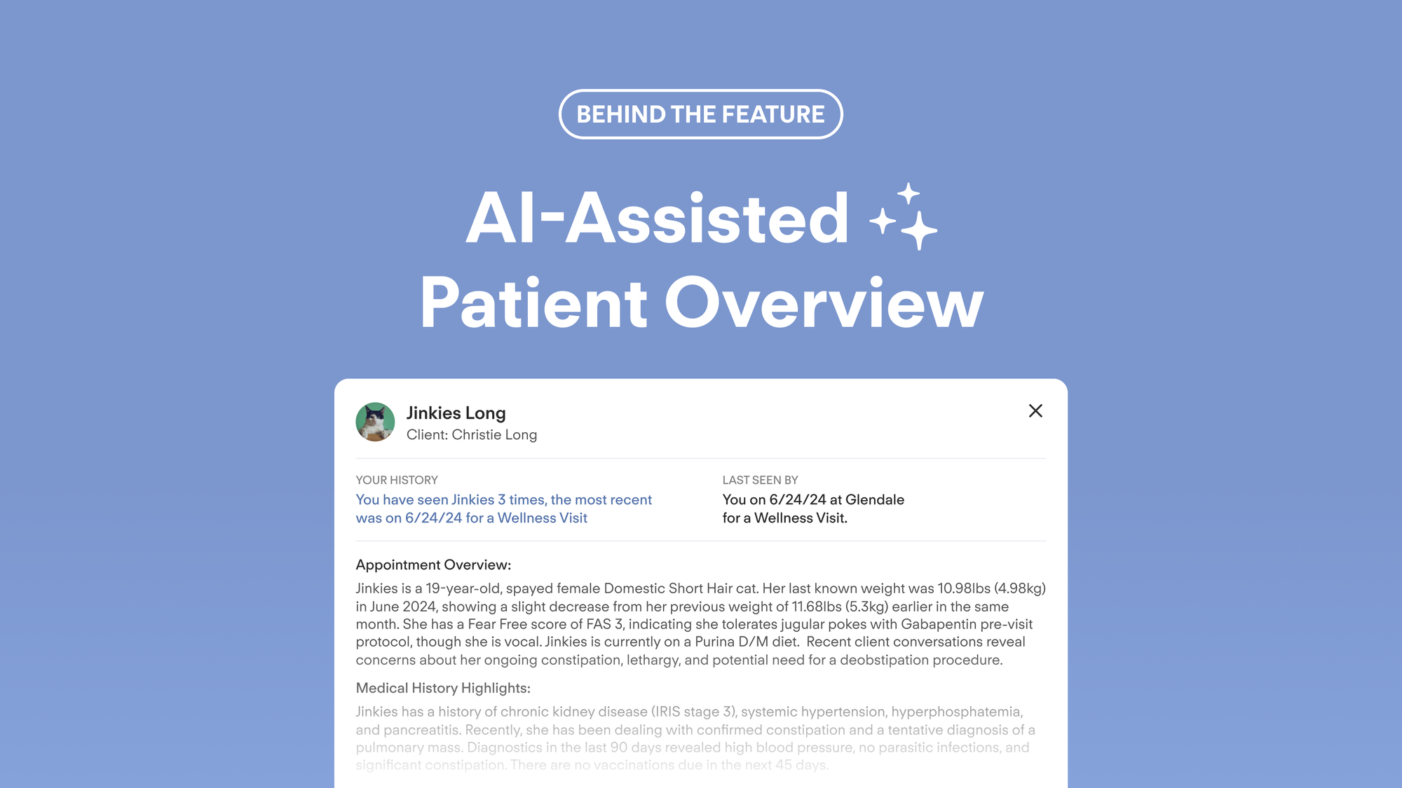 A Look Inside Claude’s New AI-Assisted Patient Overview
